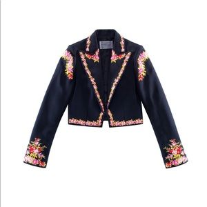 NWT Giambattista Valli x H&M Embroidered Blazer